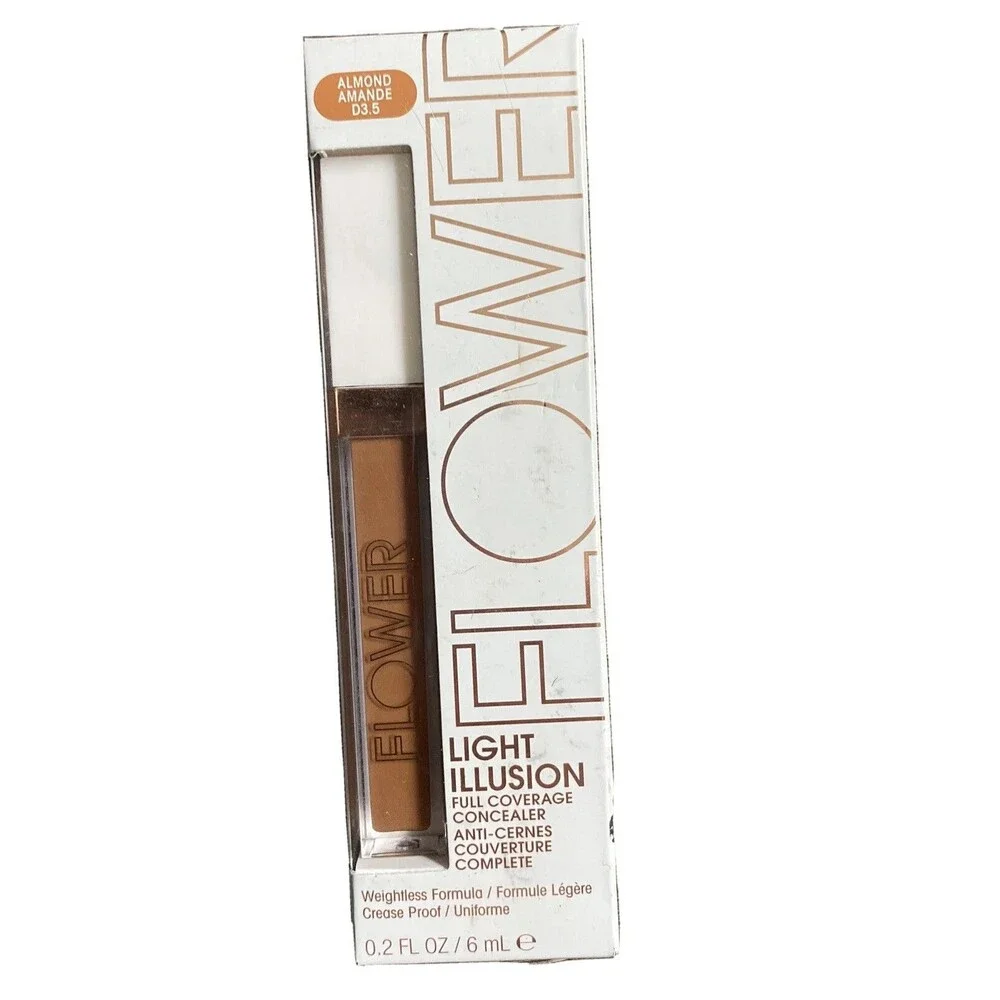 Flower Beauty Light Illusion Full Coverage Concealer Almond D3.5 Weightless
